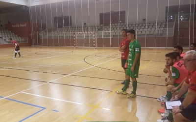 Alex Llamas, en una imatge del partit que l'Osasuna Magna va jugar contra el CNS